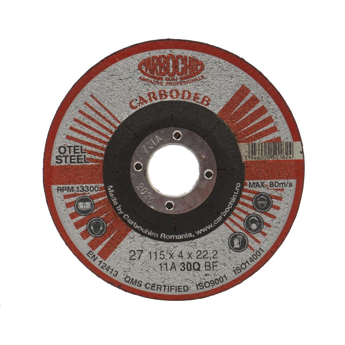 Disc polizare, 11ABACH27E, 115 x 22.2 x 4 mm