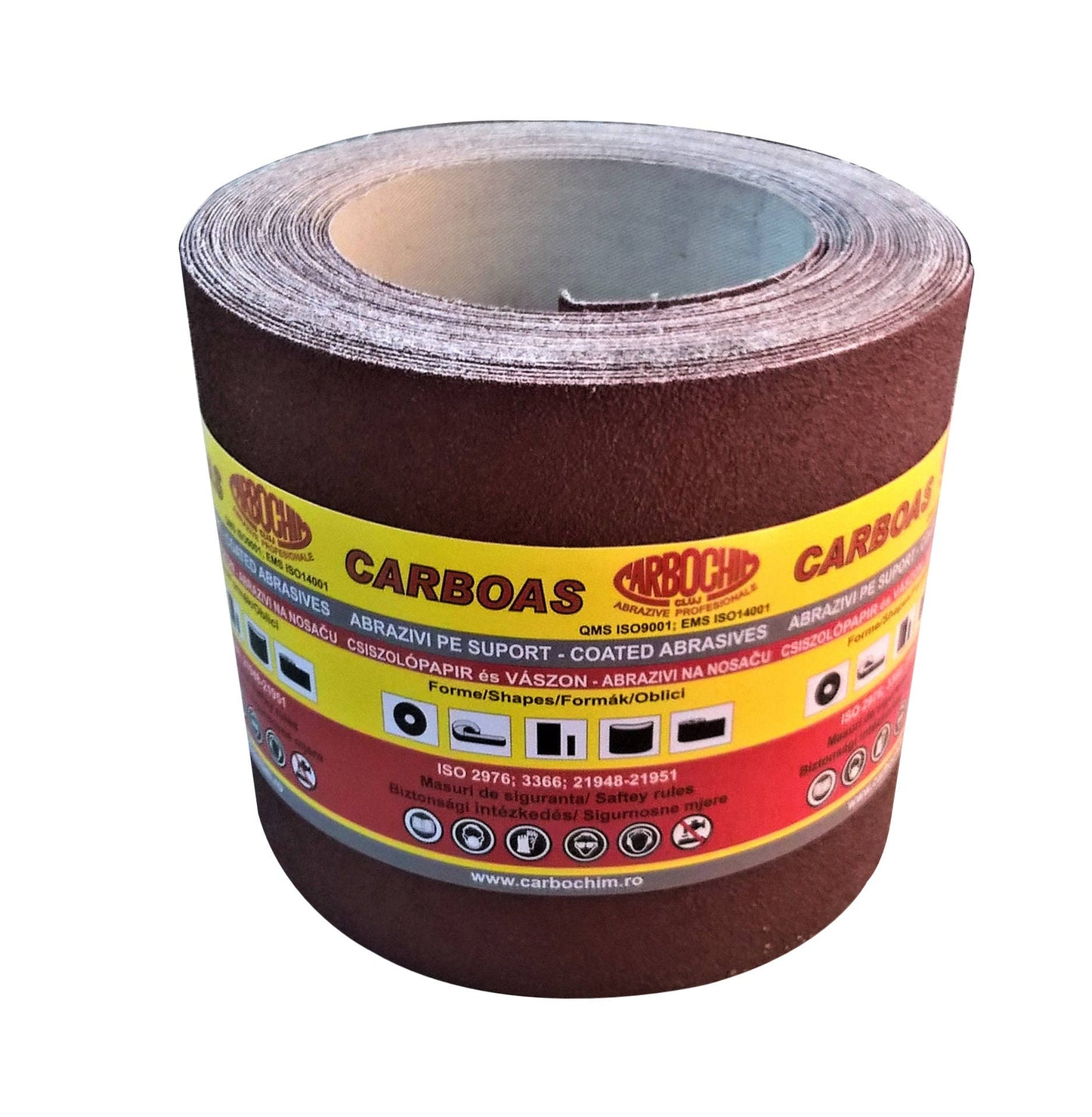 Rola panza abraziva pentru lemn, metale, materiale constructii, PE 840X, granulatie 100, rola 10 m x 100 mm