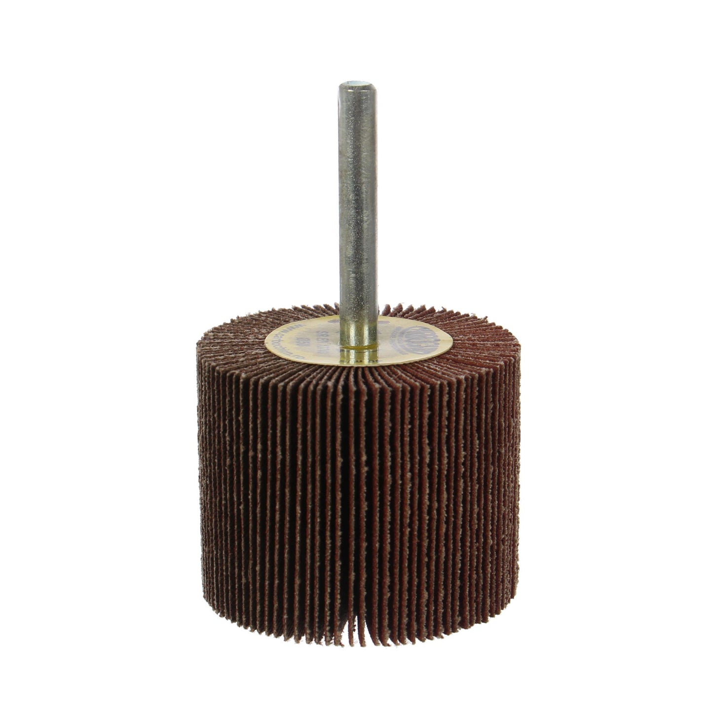 Disc lamelar, pentru slefuire lemn / metale / materiale constructii, cu tija, 50 x 40 x 6 mm, granulatie 120