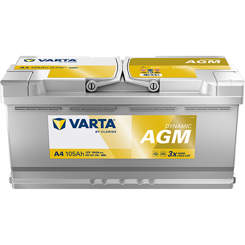 Baterie auto VARTA Dynamic AGM A4 12V 105Ah 950A