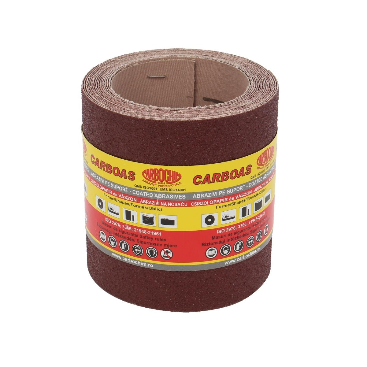 Rola panza abraziva pentru lemn, metale, materiale constructii, PESK, granulatie 60, rola 5 m x 120 mm