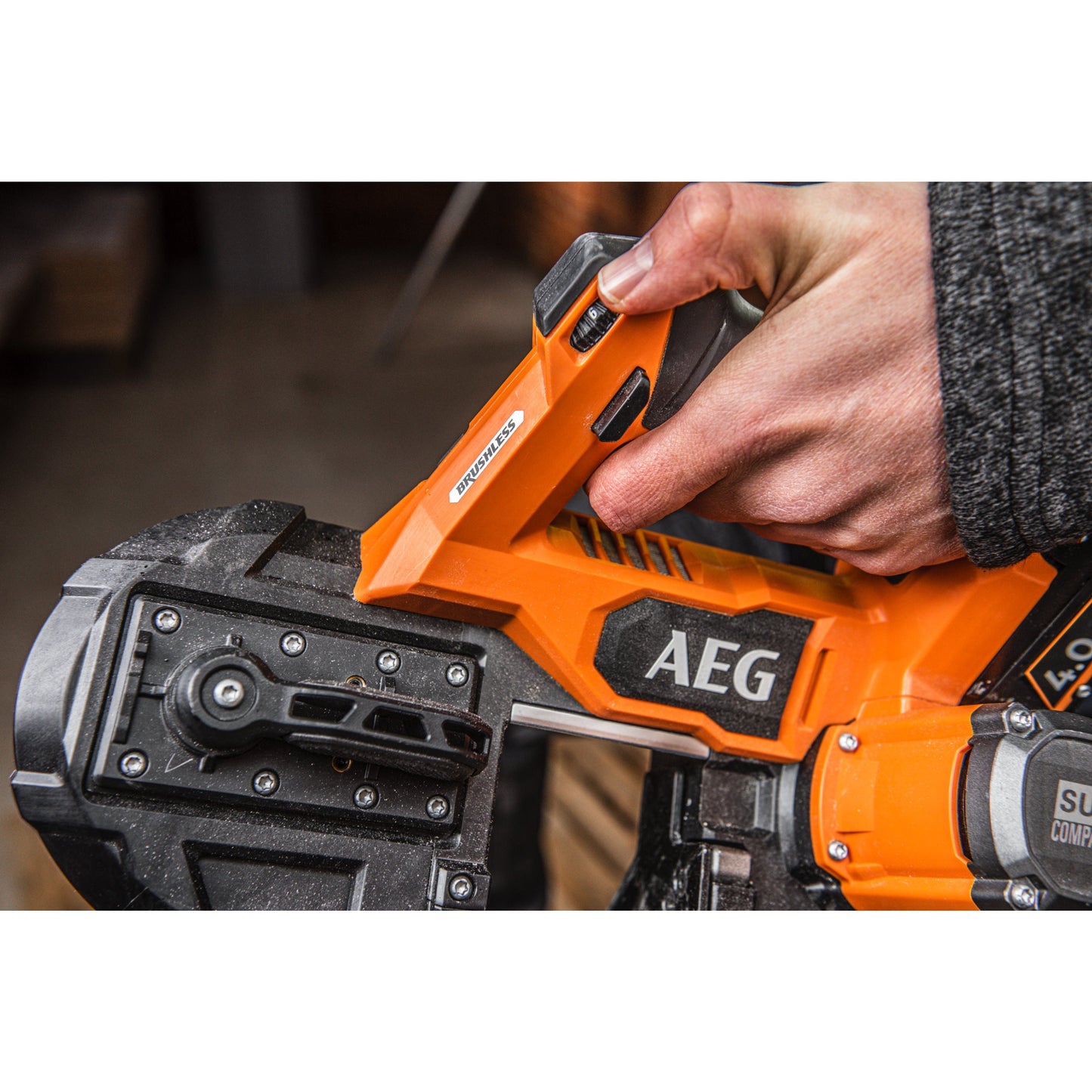 Fierăstrău cu bandă AEG BNS 18SBL, BNS18SBL-0, 4935498943