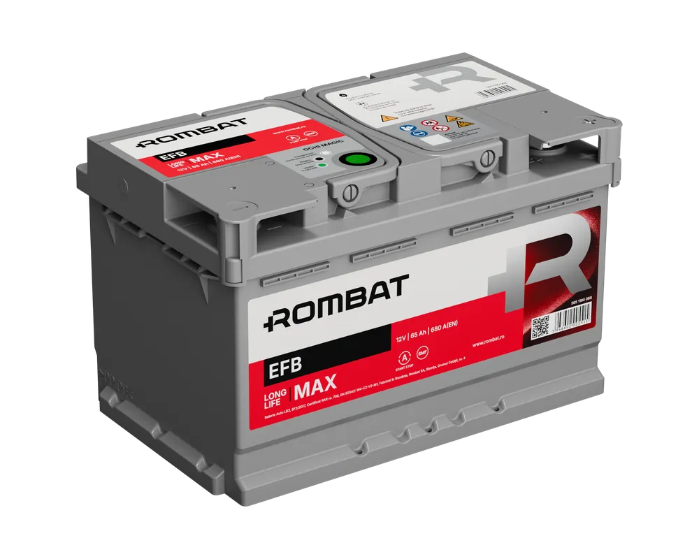 Baterie auto ROMBAT EFB 12V 65Ah 680A