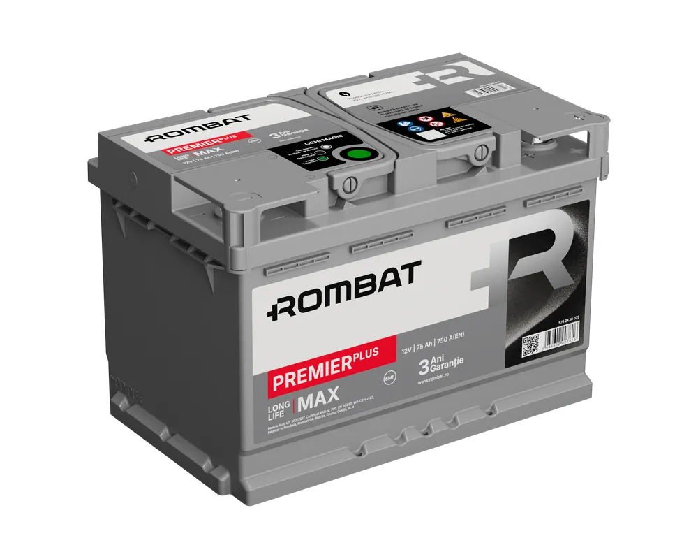 Baterie auto ROMBAT Premier Plus 12V 75Ah 750A