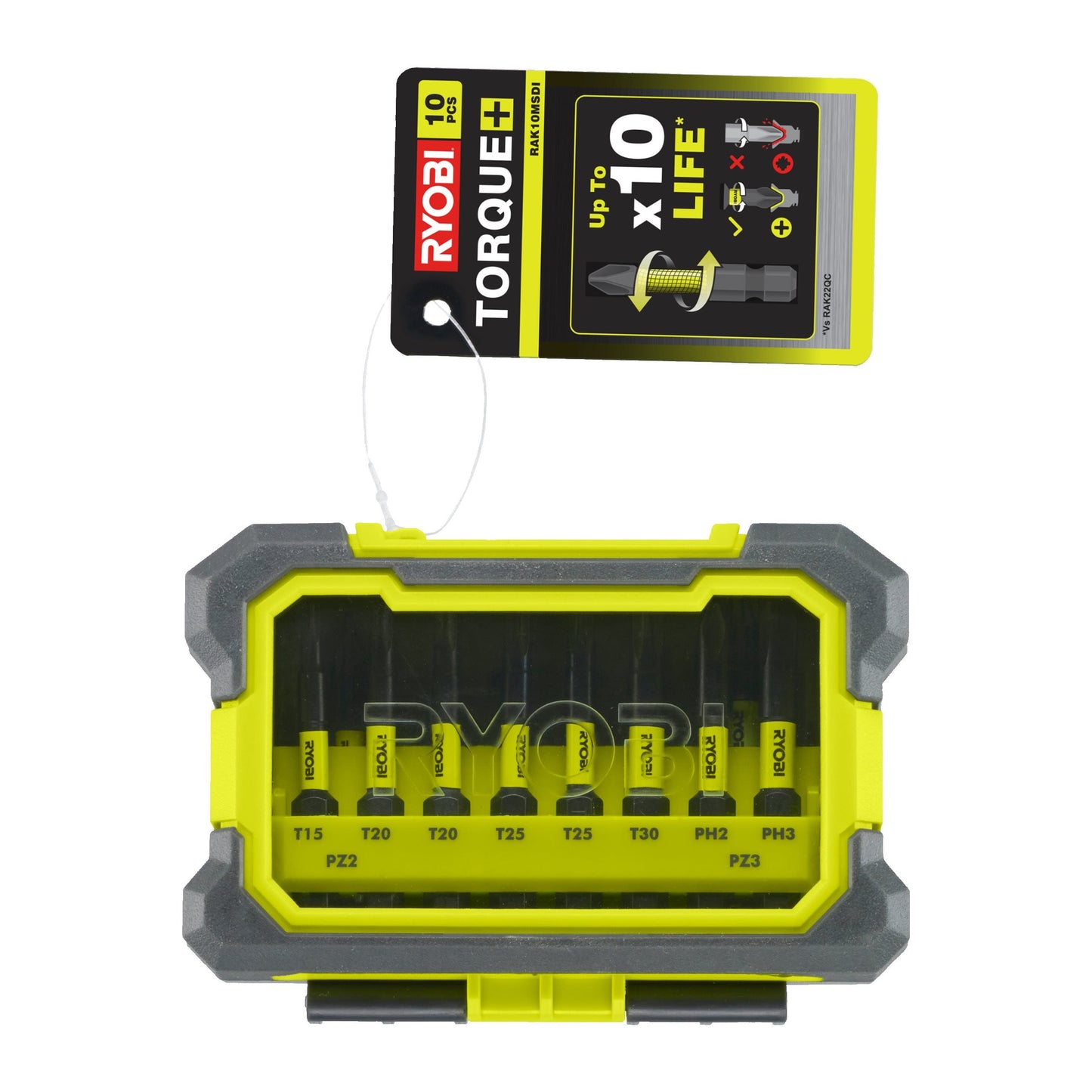 Cutie 10 buc accesorii mixte pentru insurubat Torque+ - RAK10MSDI