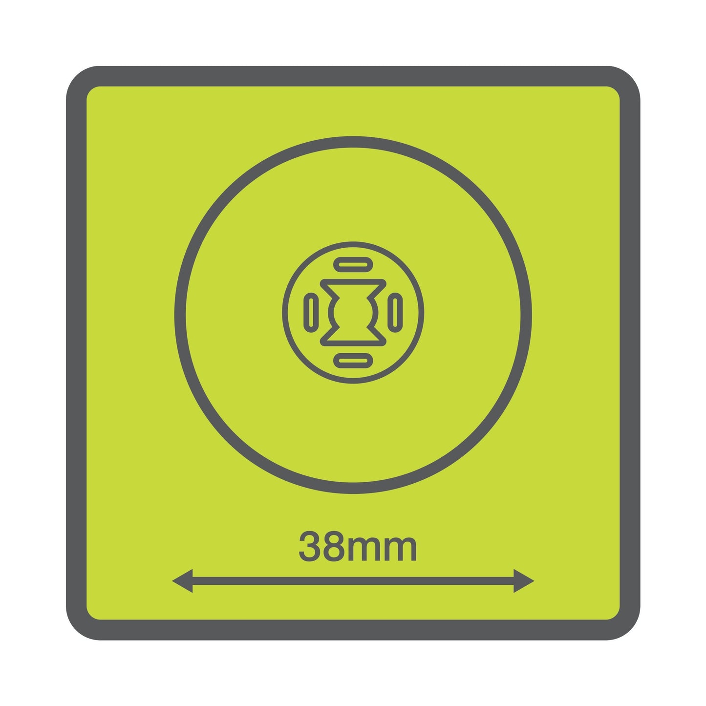 Pachet de discuri de taiere pentru metal / plastic de 38 mm - RAR302-5