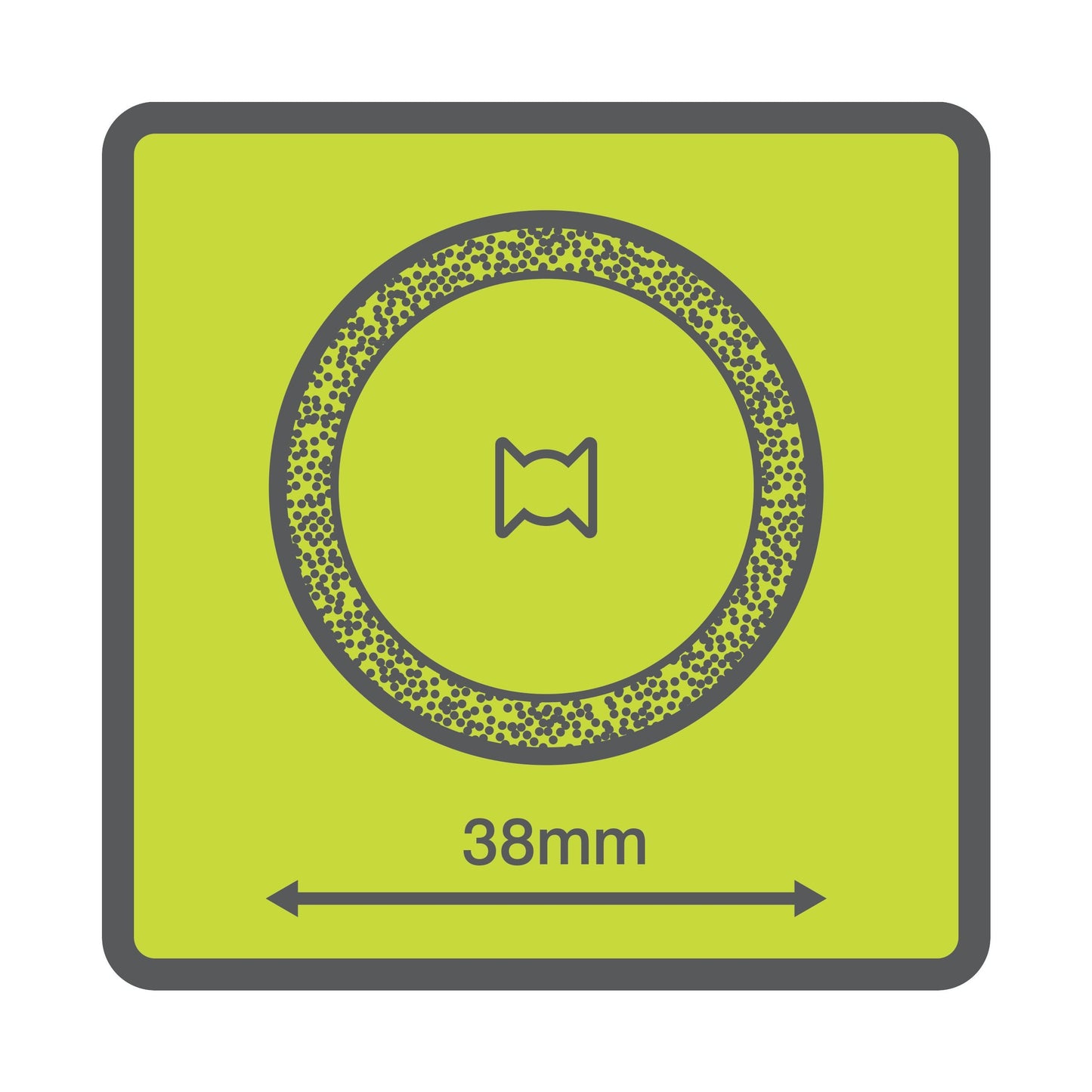 Disc diamantat 38mm pentru placi ceramice / zidarie - RAR305