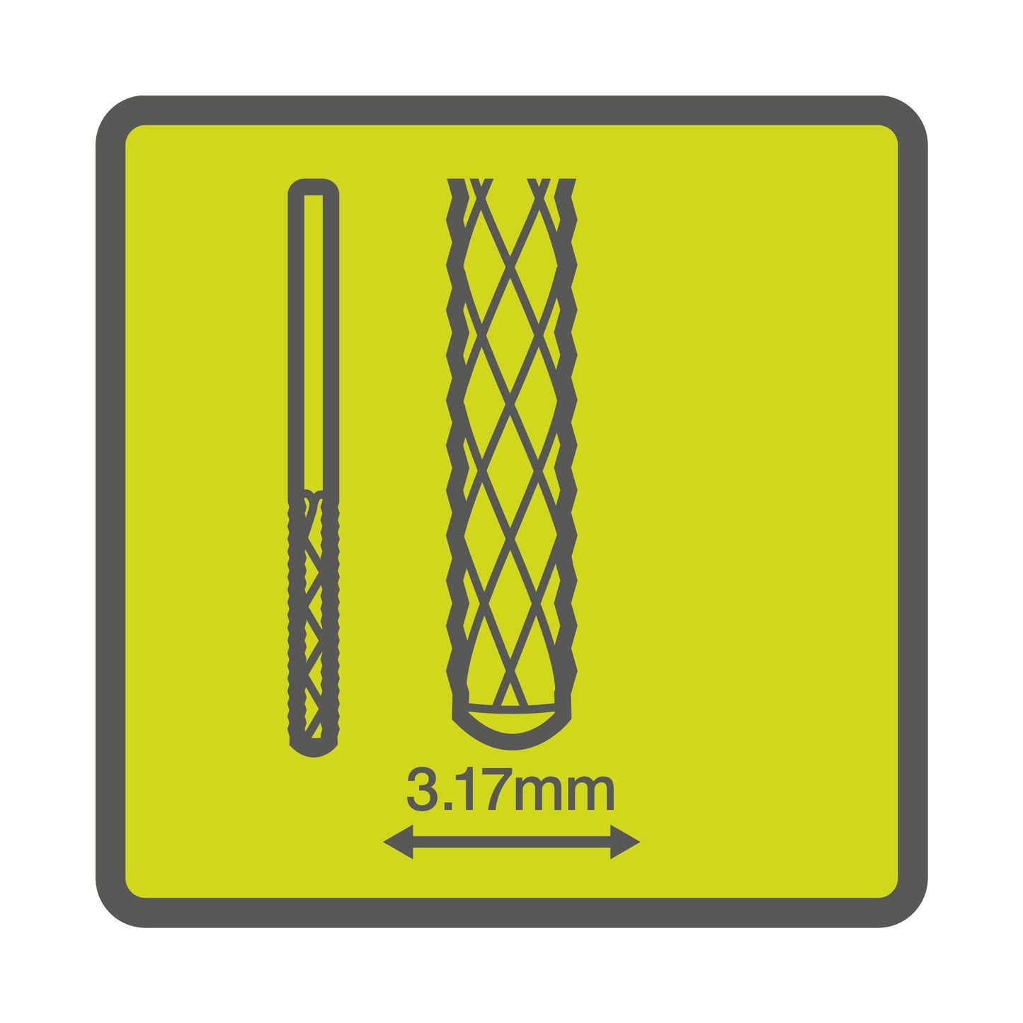 Freza de taiat placi ceramice 3,17mm - RAR405