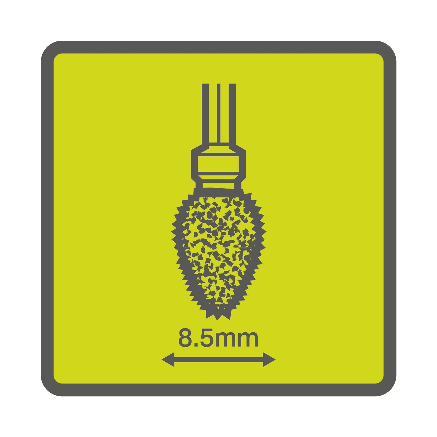 Freza fina tip flacara 8,5 mm pentru indepartarea materialului - RAR702