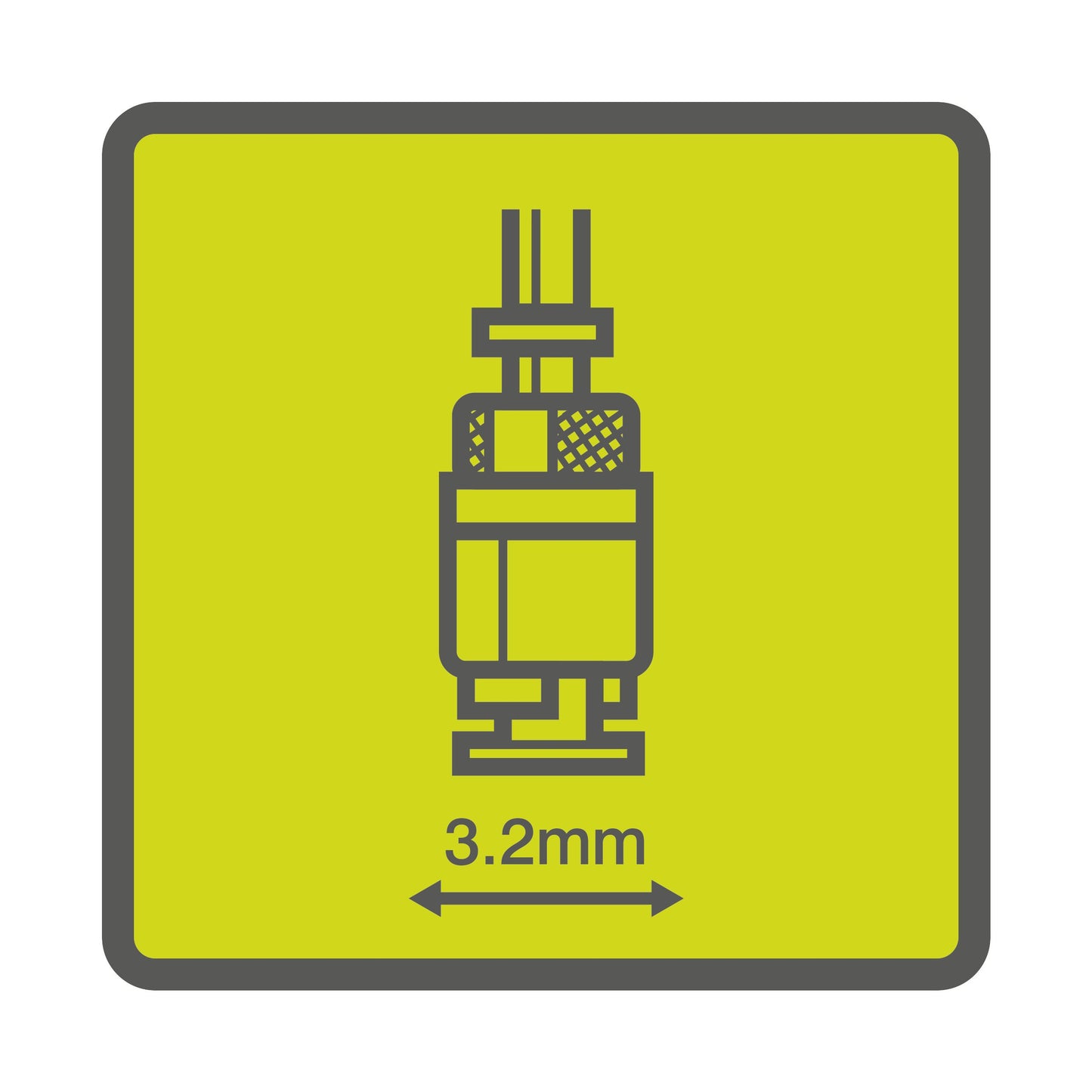 Mandrina cu blocare prin rasucire 3,2 mm - RAR902