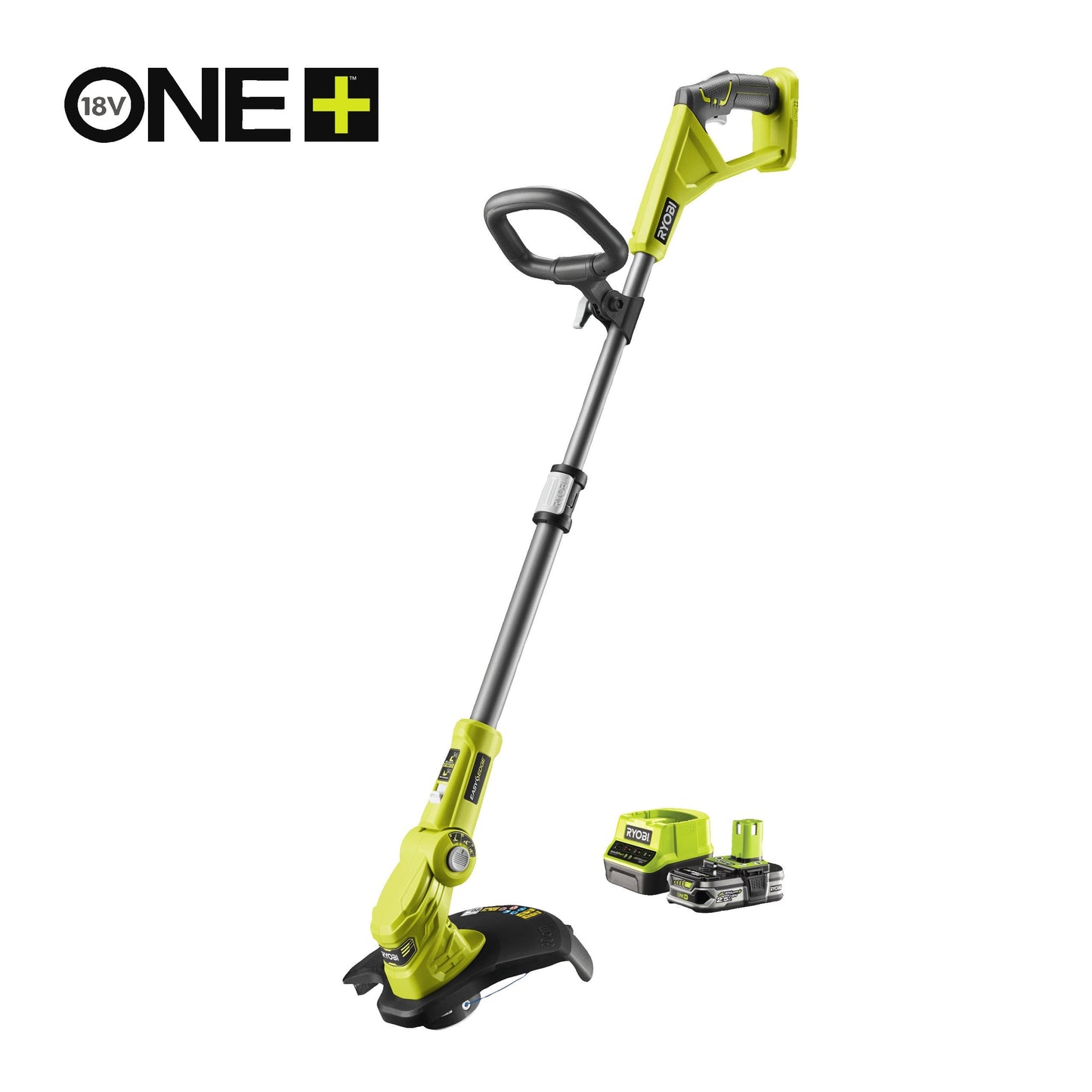 Trimmer iarba 18V ONE+, latime taiere 25/30 cm, cu acumulator 2.5Ah - RLT1832-25F