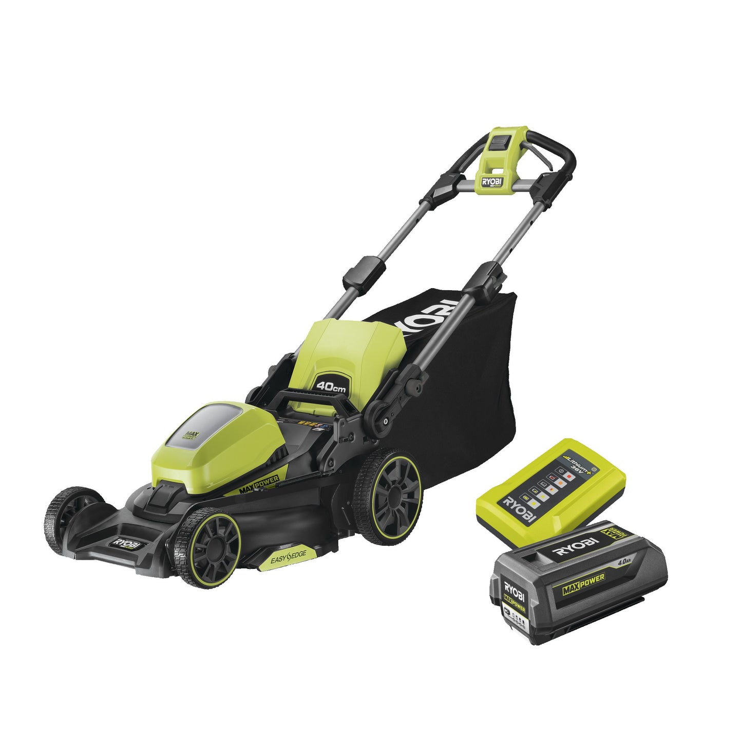 Masina de tuns iarba fara cablu MAX POWER de 40 cm, cu acumulator 4.0Ah - RY36LM40A-140