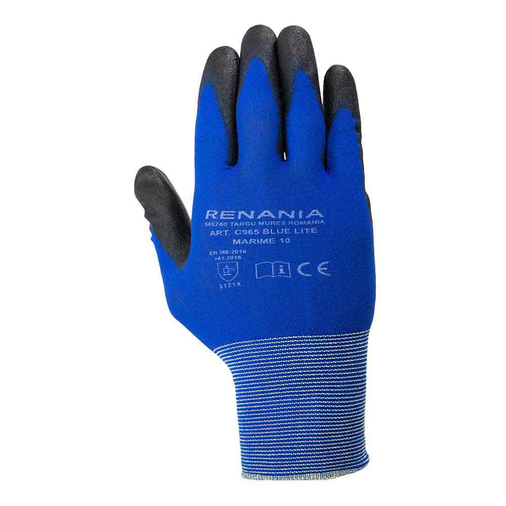 Manusi de protectie mecanica cu touchscreen Blue Lite categoria II