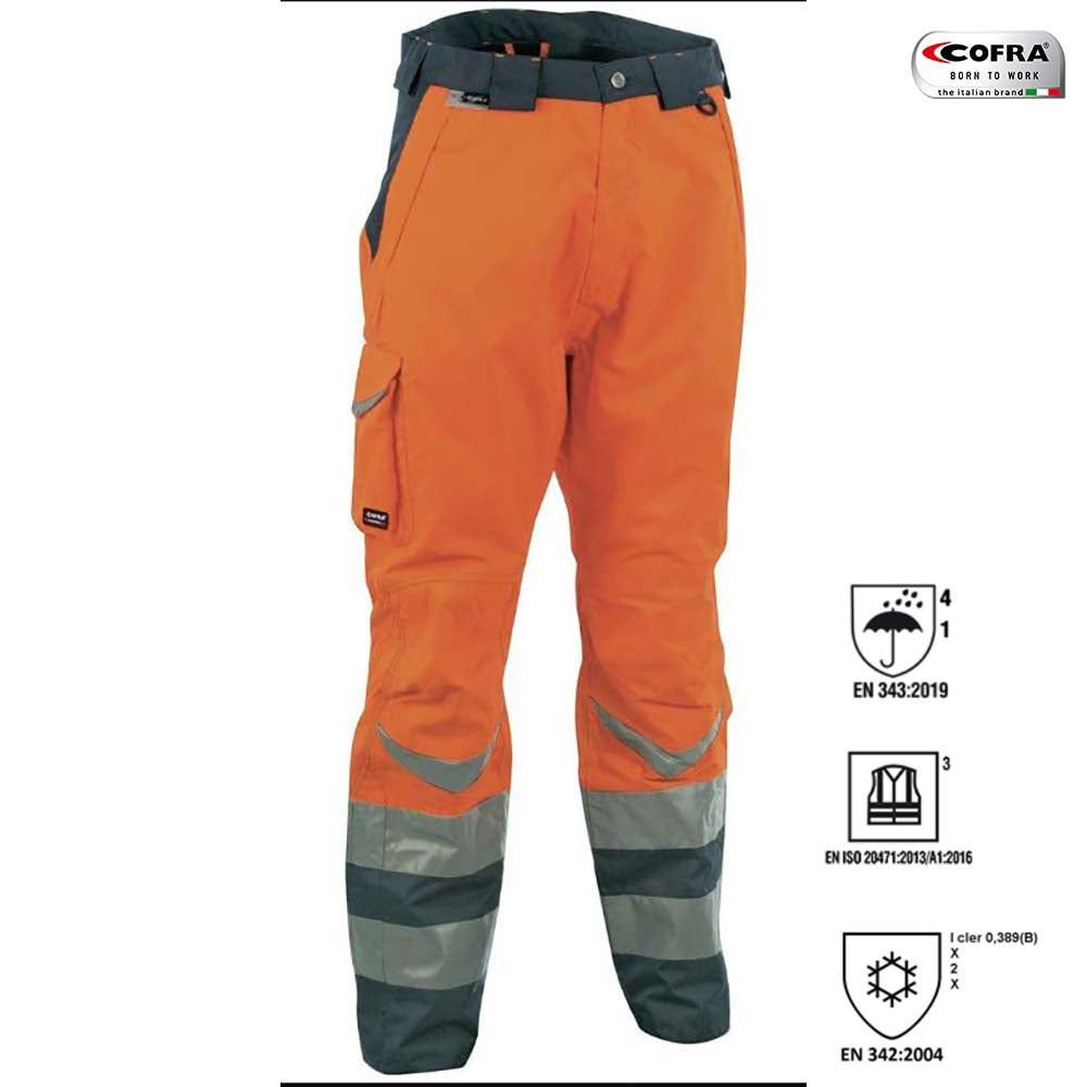 Pantaloni de protectie standard inalta vizibilitate Safe, Cofra (V025)