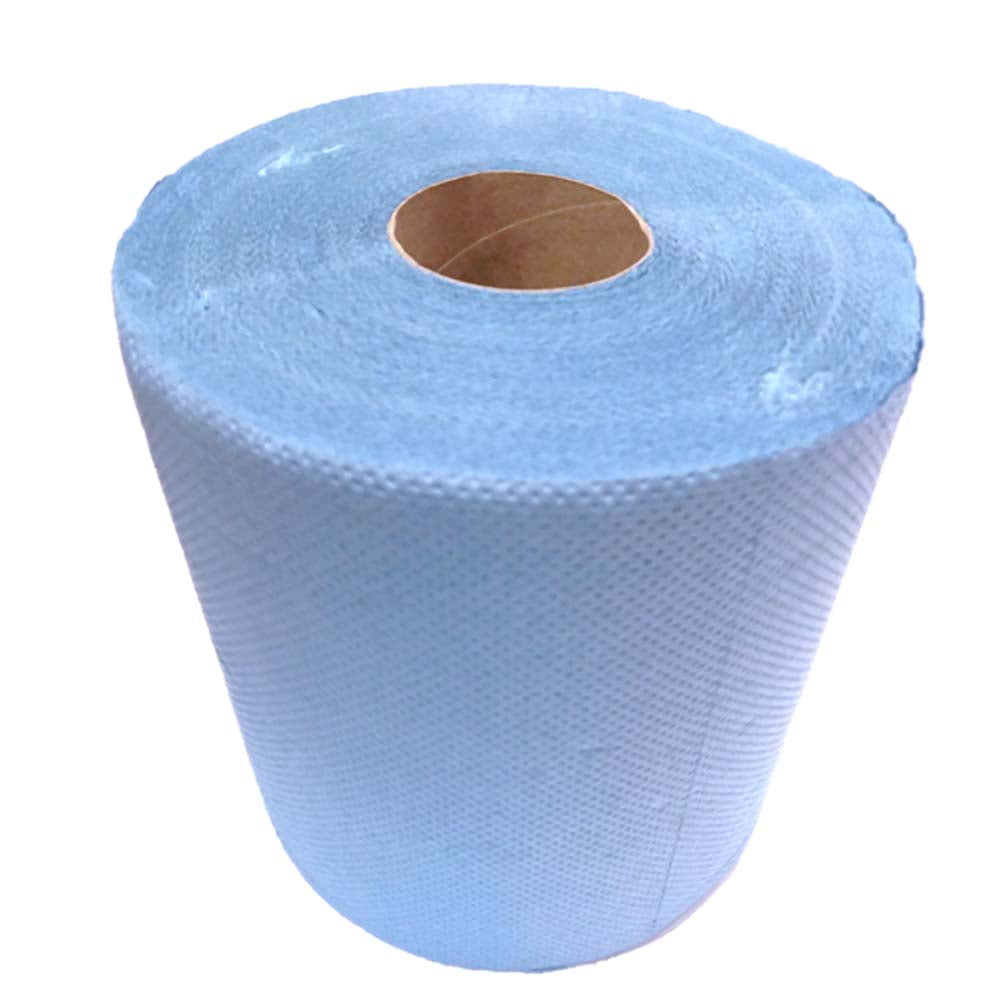 Prosop economic la rola, albastru 250m, material reciclat, Pura