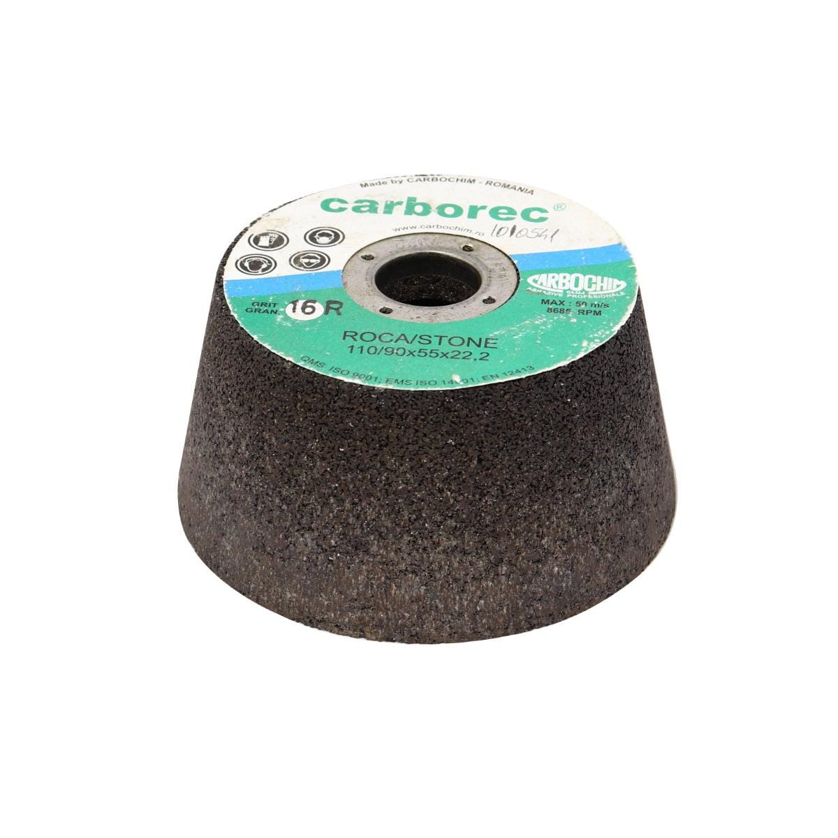 Disc tip oala pentru slefuit pardoseli din beton si epoxidice, 11BT1, 110 x 55 x 22.2 mm