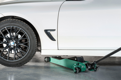 Cric hidraulic cu ridicare inalta 1,4T, cu role din poliuretan, silentioase - 1,4T-HC 77 Bogie PU
