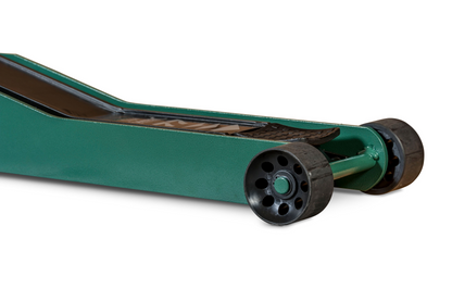 Cric hidraulic cu ridicare inalta 1,4T, cu role din poliuretan, silentioase - 1,4T-HC 77 Bogie PU