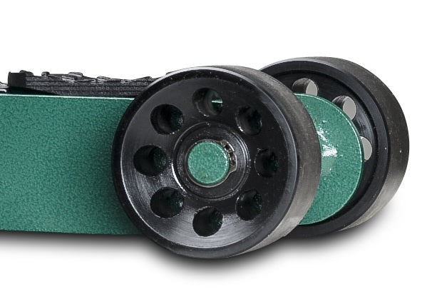 Cric hidraulic de atelier 2T, cu roti din cauciuc dur - 2T-77 HRW
