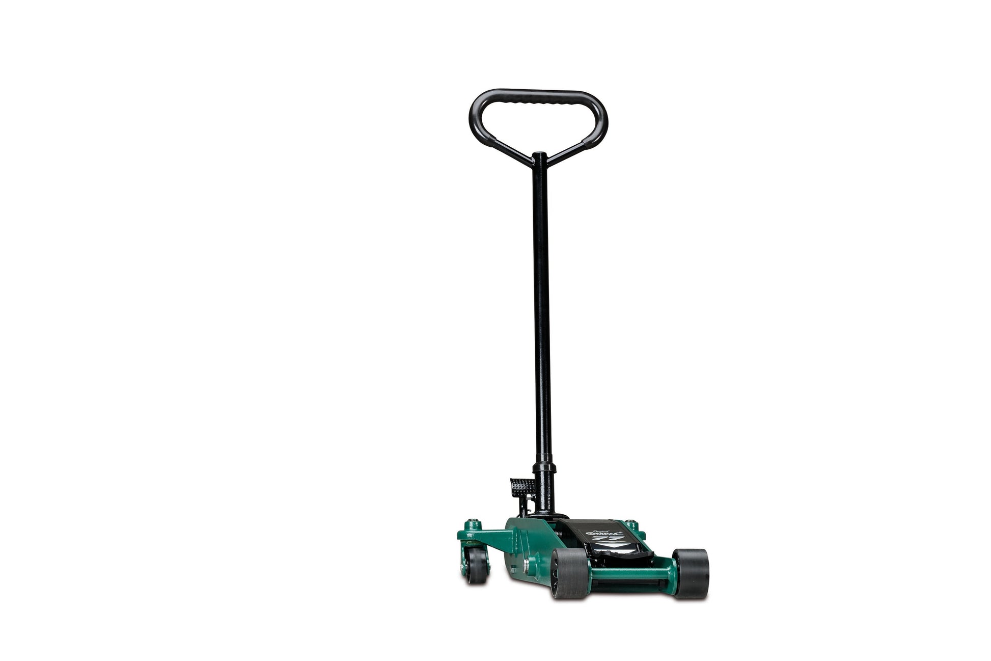 Cric hidraulic de atelier 2T, cu roti din cauciuc dur - 2T-77 HRW