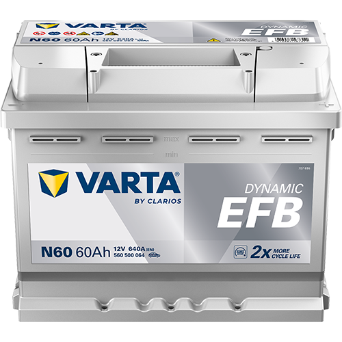 Baterie auto VARTA Dynamic EFB N60 12V 60Ah 640A