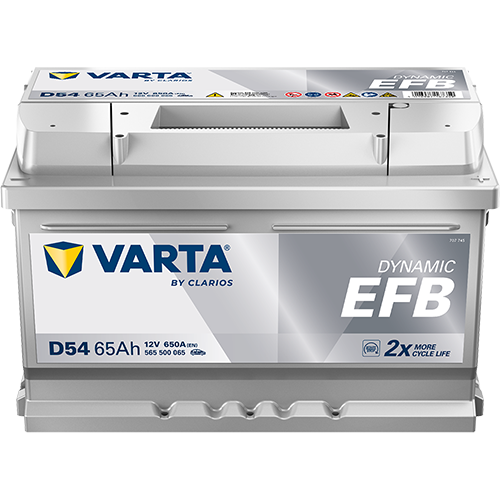 Baterie auto VARTA Dynamic EFB D54 12V 65Ah 650A