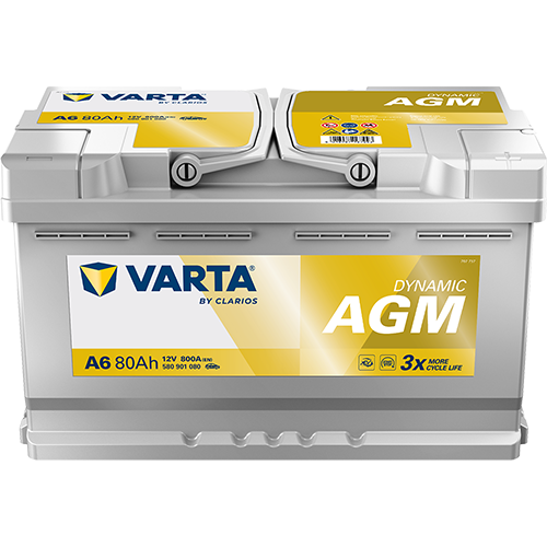Baterie auto VARTA Dynamic AGM A6 12V 80Ah 800A