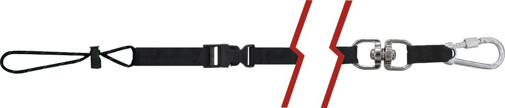 66113 Cordon absorbant soc cu siret si carabiniera pivotanta rezistent UV