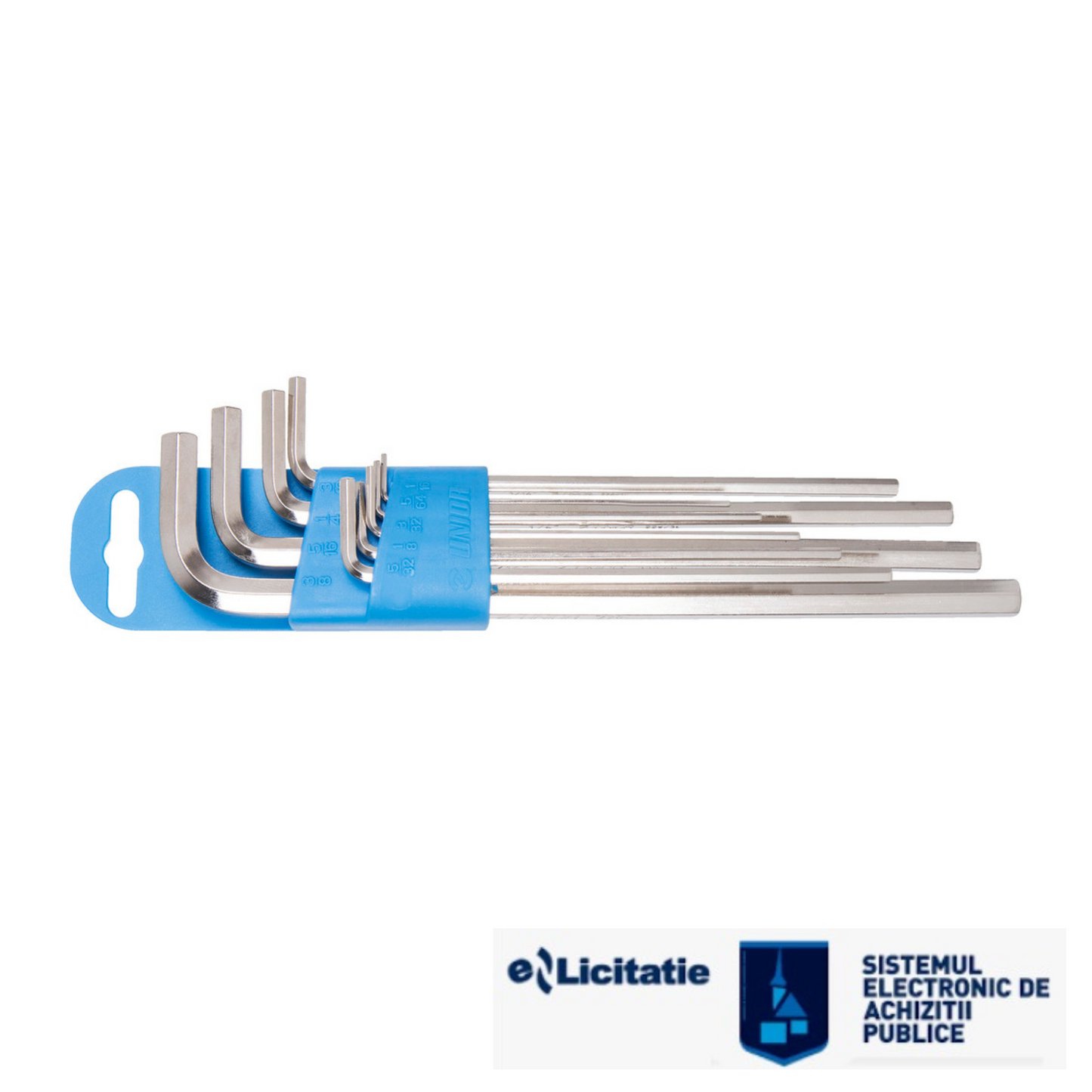 Set imbusi lungi in suport de plastic 1.5-10/9 pcs – 220/3LPH Unior