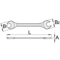 Cheie fixa dubla art. 110/1 Unior