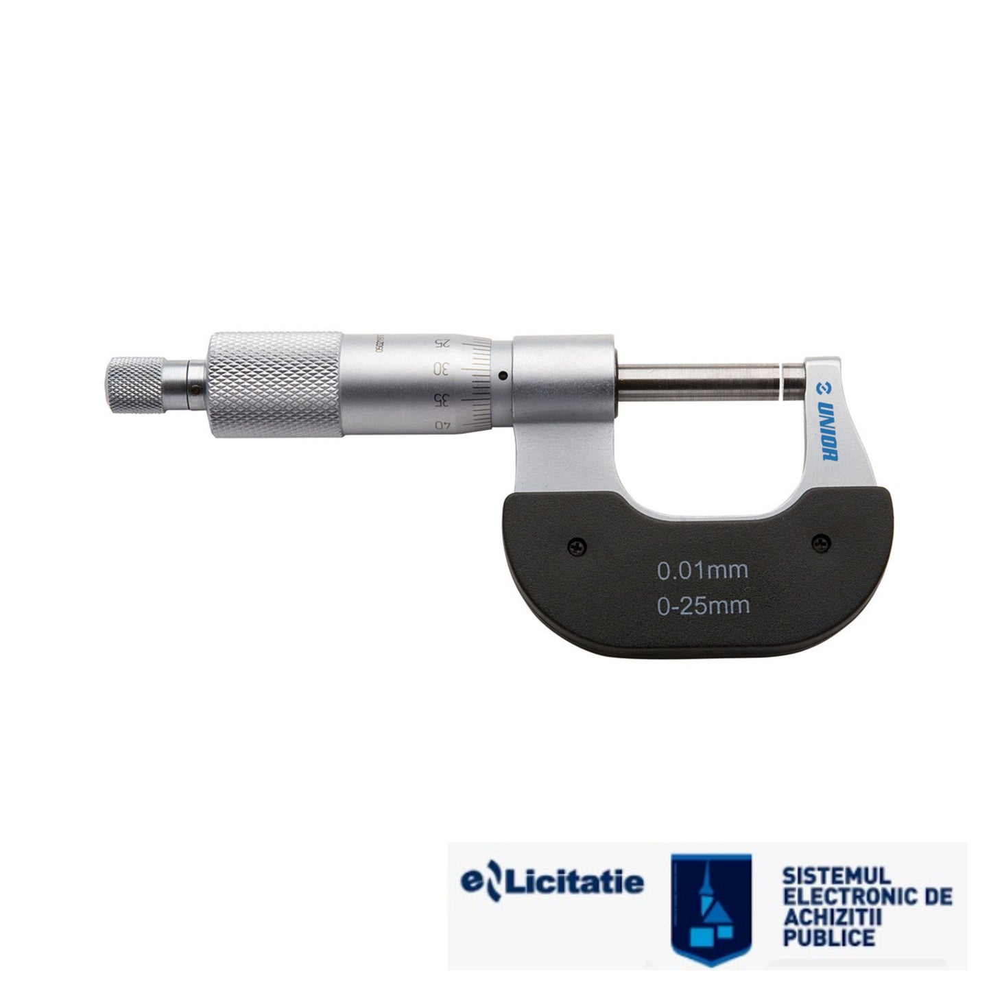 Micrometru de exterior 0-25 mm - 272 Unior 617698