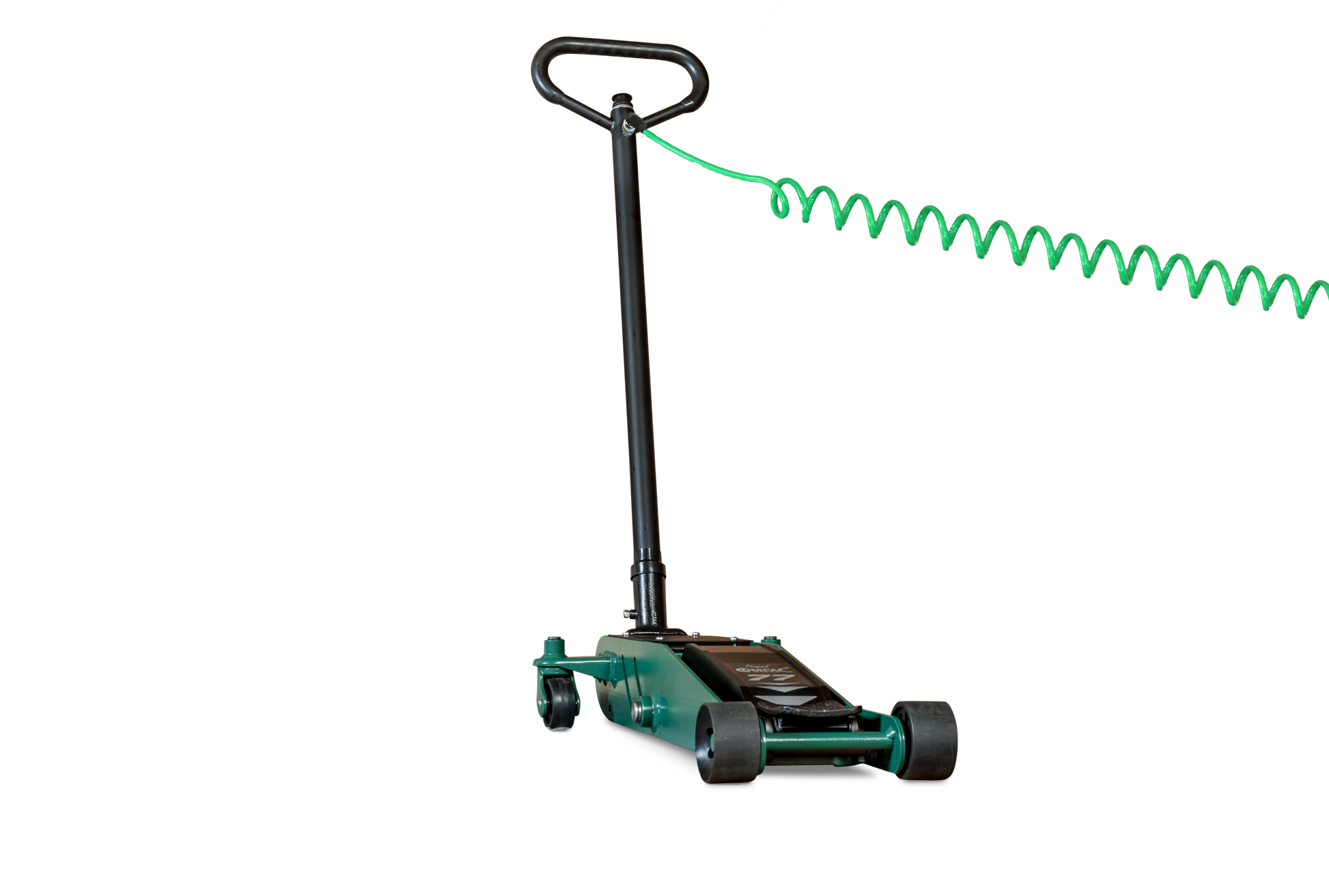 Cric pneumo-hidraulic 1,6T, cu roti din cauciuc dur - A1,6T-77 HRW