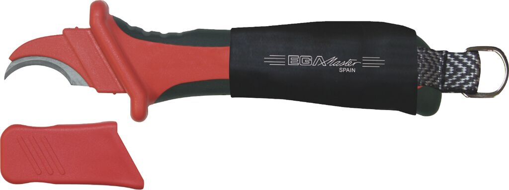 AD730367 Cutter curbat izolat la 1000 V cu inel pentru carabiniera, L – 180 mm – AD730367