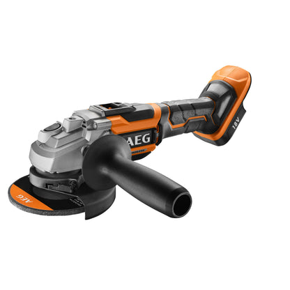 Polizor unghiular AEG Polizor unghiular 125 mm 18 V cu motor fără perii și comutator glisant, BEWS18-125BL-502C, 4935464417