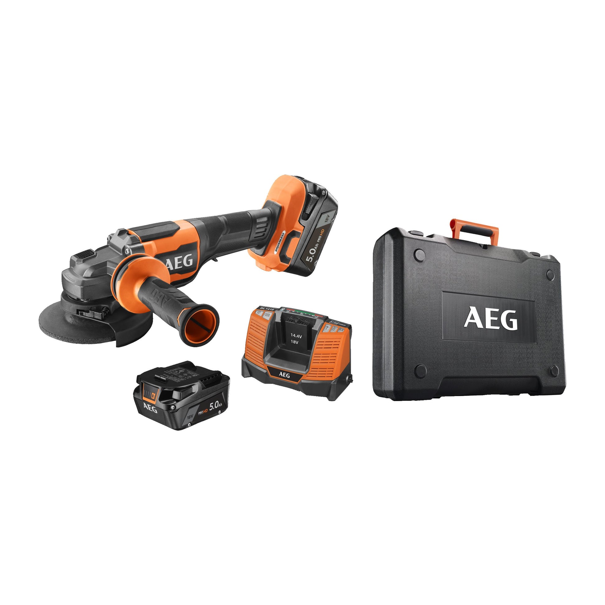 Polizor unghiular AEG BEWS 18-125BLPX2, BEWS18-125BLPX2-0, 4935480857