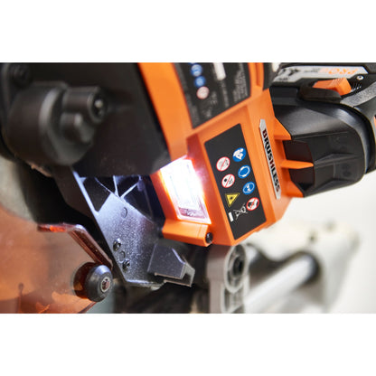 Fierăstrău pentru tăieri înclinate AEG Fierăstrău tăieri înclinate culisant cu motor fără perii 18 V, BPS18-254BL-0, 4935459336