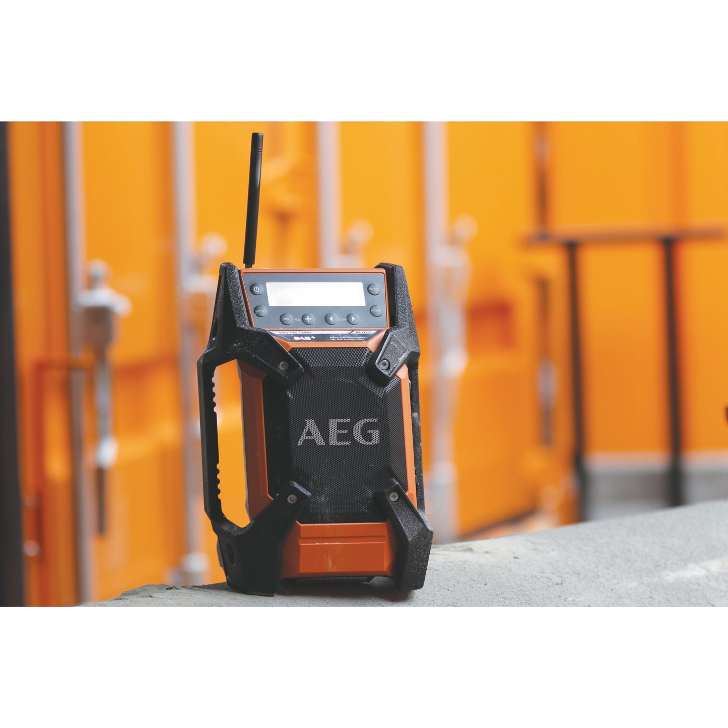 Radio de șantier AEG Radio de șantier digital 18 V DAB+, BR1218C-0, 4935451539