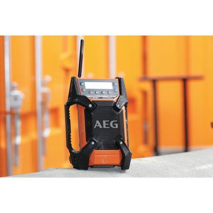 Radio de șantier AEG Radio de șantier digital 18 V DAB+, BR1218C-0, 4935451539
