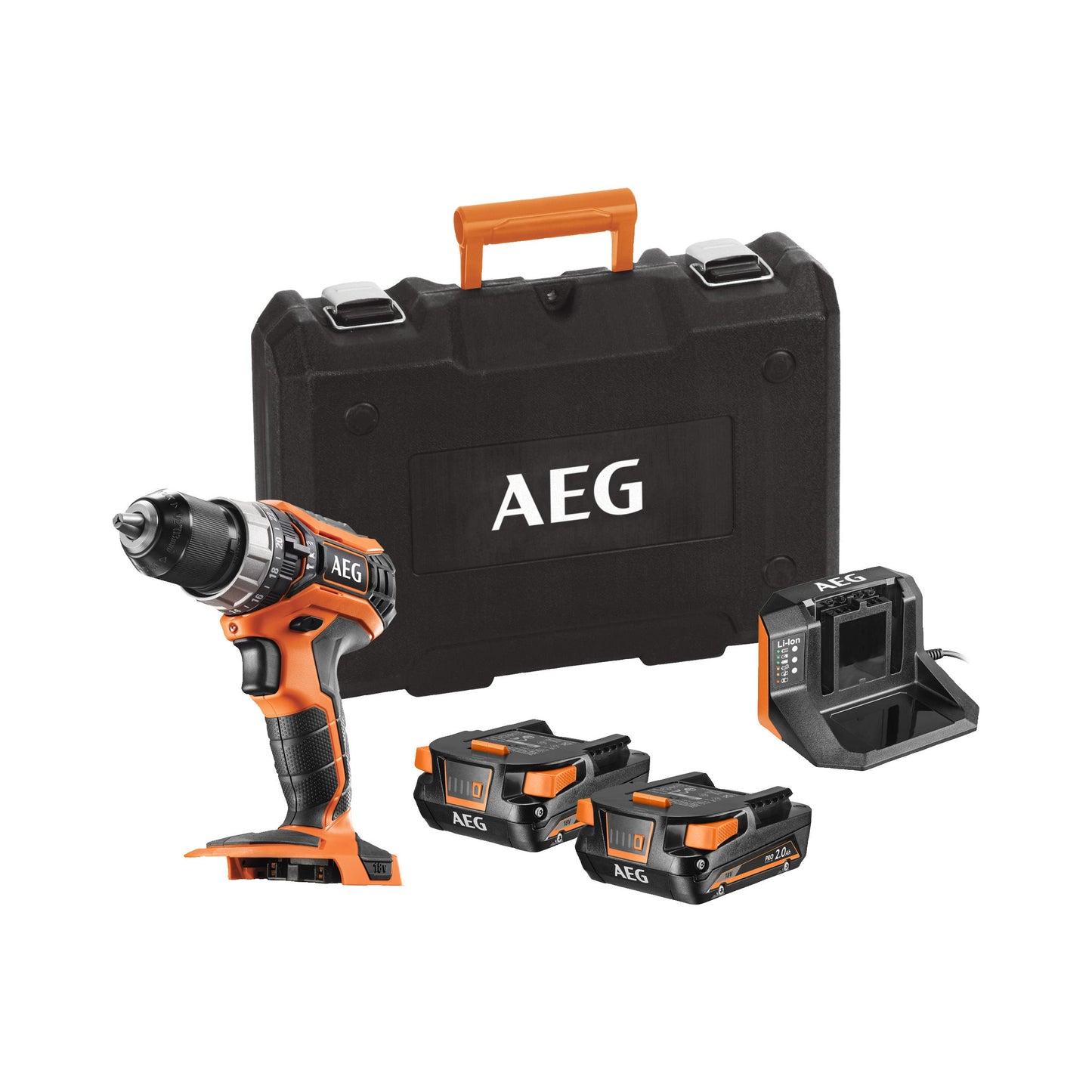 Mașină de găurit cu percuție AEG BSB 18C2LI, BSB18C2LI-202C, 4935459722
