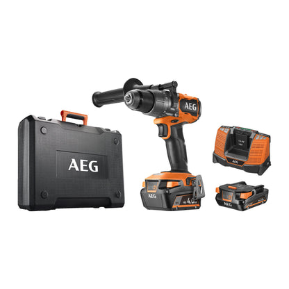 Mașină de găurit cu percuție AEG Mașină de găurit cu percuție 18V, motor fără perii, BSB18C3BL-502C, 4935478939