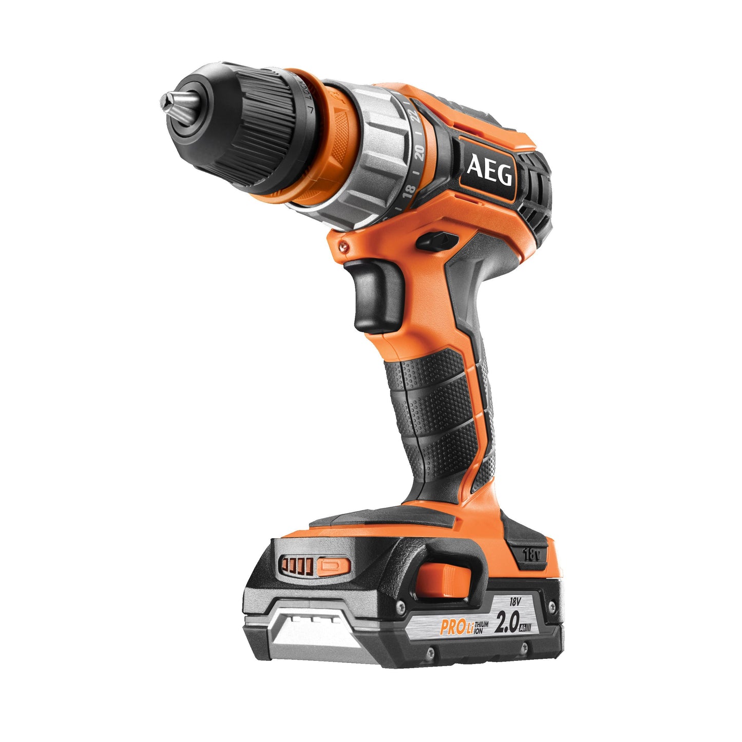 Mașină de găurit și înșurubat AEG Mașină de găurit  și înșurubat compactă 18 V, BS18C2XLI-202C, 4935459423