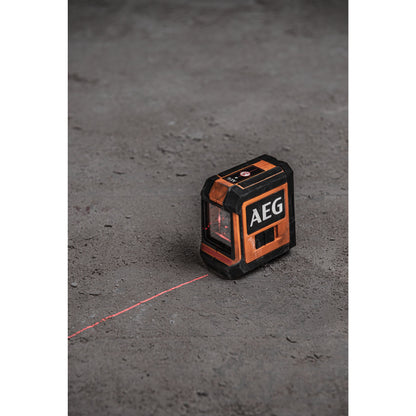 Nivelă laser AEG Nivelă Laser cu 2 linii în cruce, lumină roșie, CLR215-B, 4935472252