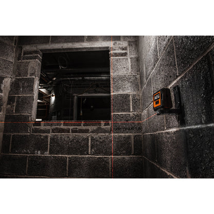 Nivelă laser AEG Nivelă Laser cu 2 linii în cruce, lumină roșie, CLR215-B, 4935472252