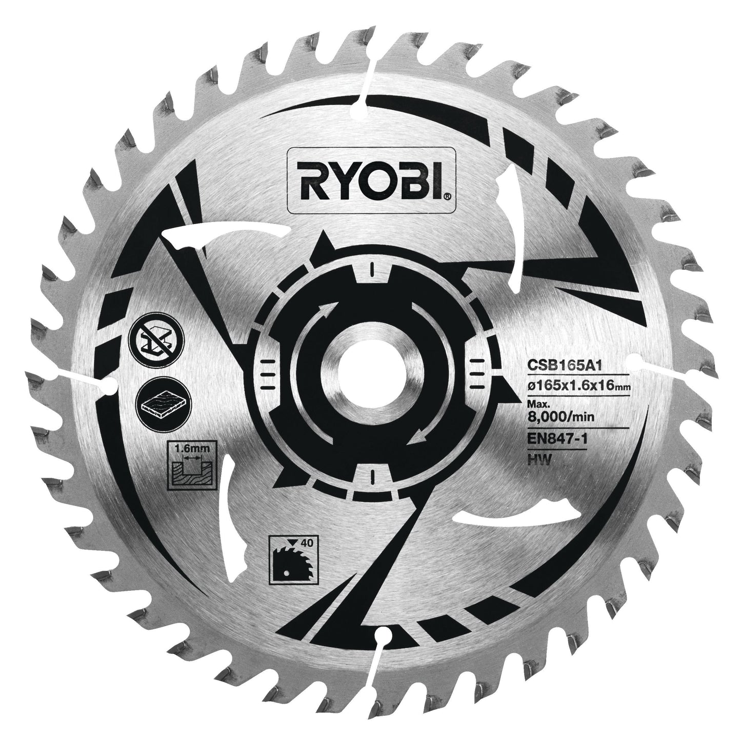 Panza 165 mm pentru fierastrau circular cu acumulator - CSB165A1