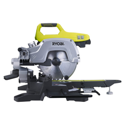 EMS216L - Mitre saw 1500W with laser, 216 mm, blade, 2x extensions, 1 x clamp, dust bag, wrench