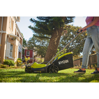 Set masina de tuns gazon 33 cm si trimmer 18V ONE+, cu acumulator 4.0Ah - OLM1833LT23A-140