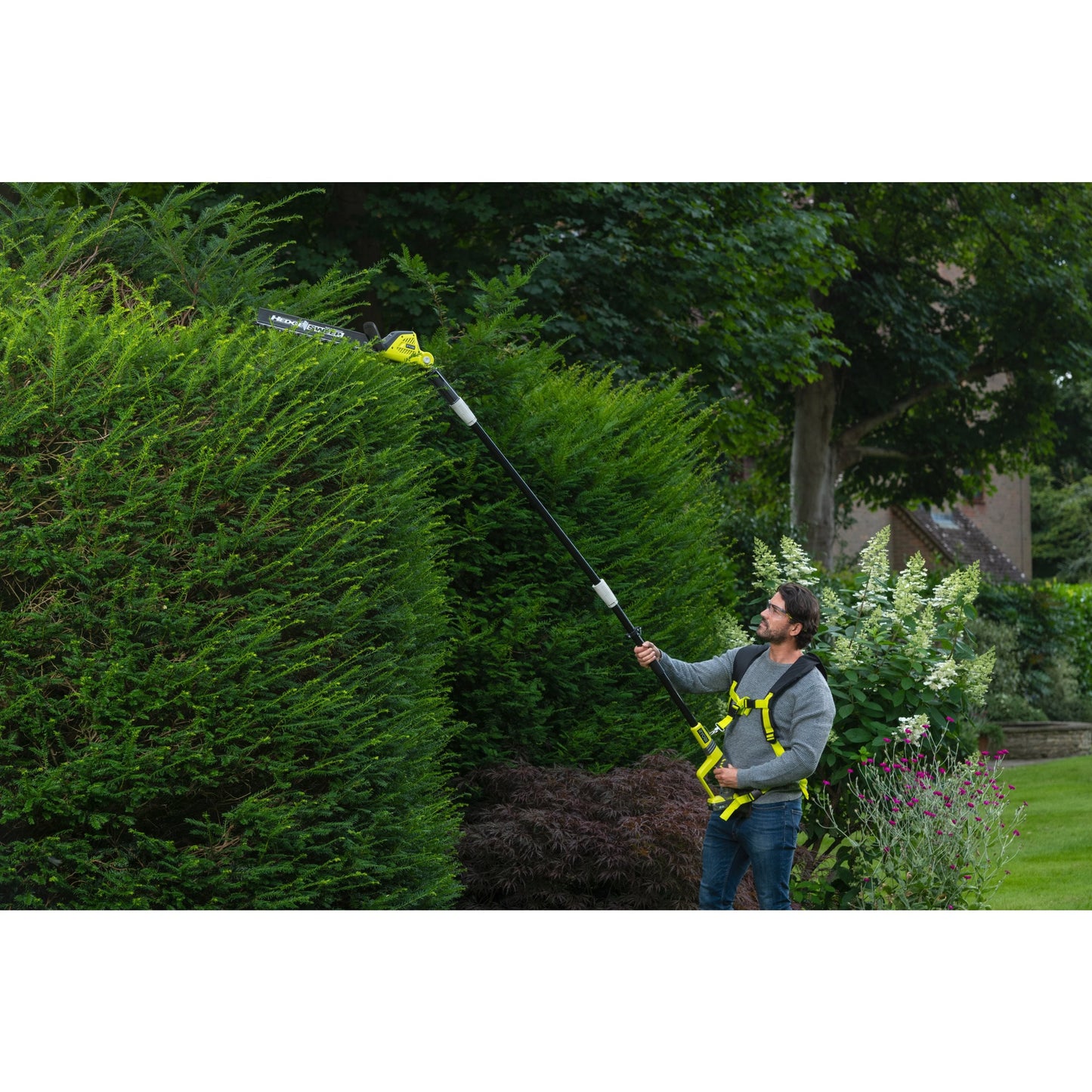 Foarfeca telescopica tuns gard viu cu cap articulat 18V ONE+, lama 45cm (fara acumulator) - OPT1845