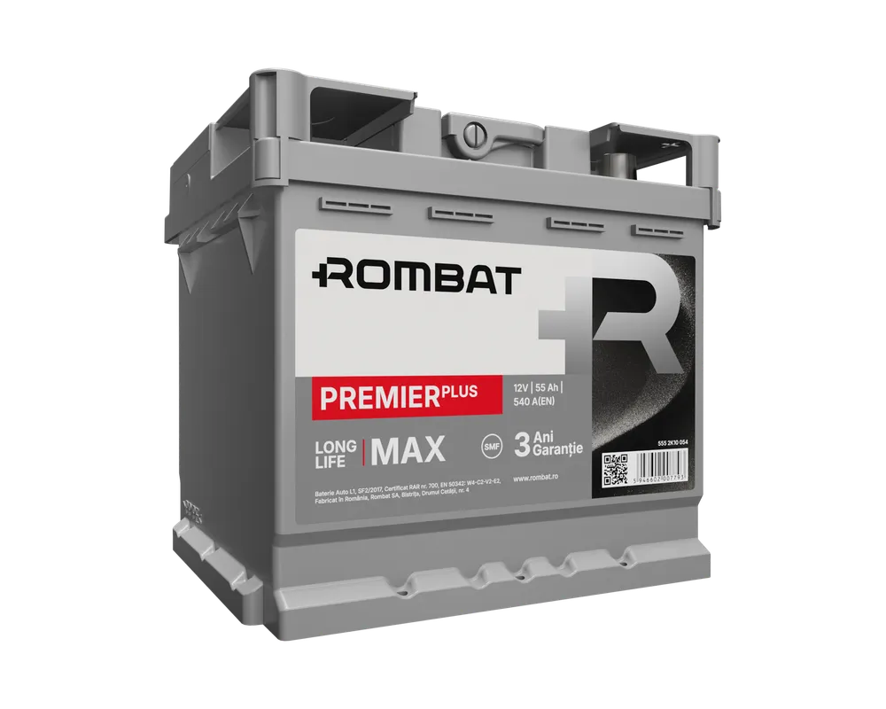 Baterie auto ROMBAT Premier Plus 12V 55Ah 540A