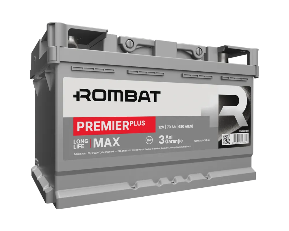 Baterie auto ROMBAT Premier Plus 12V 70Ah 680A