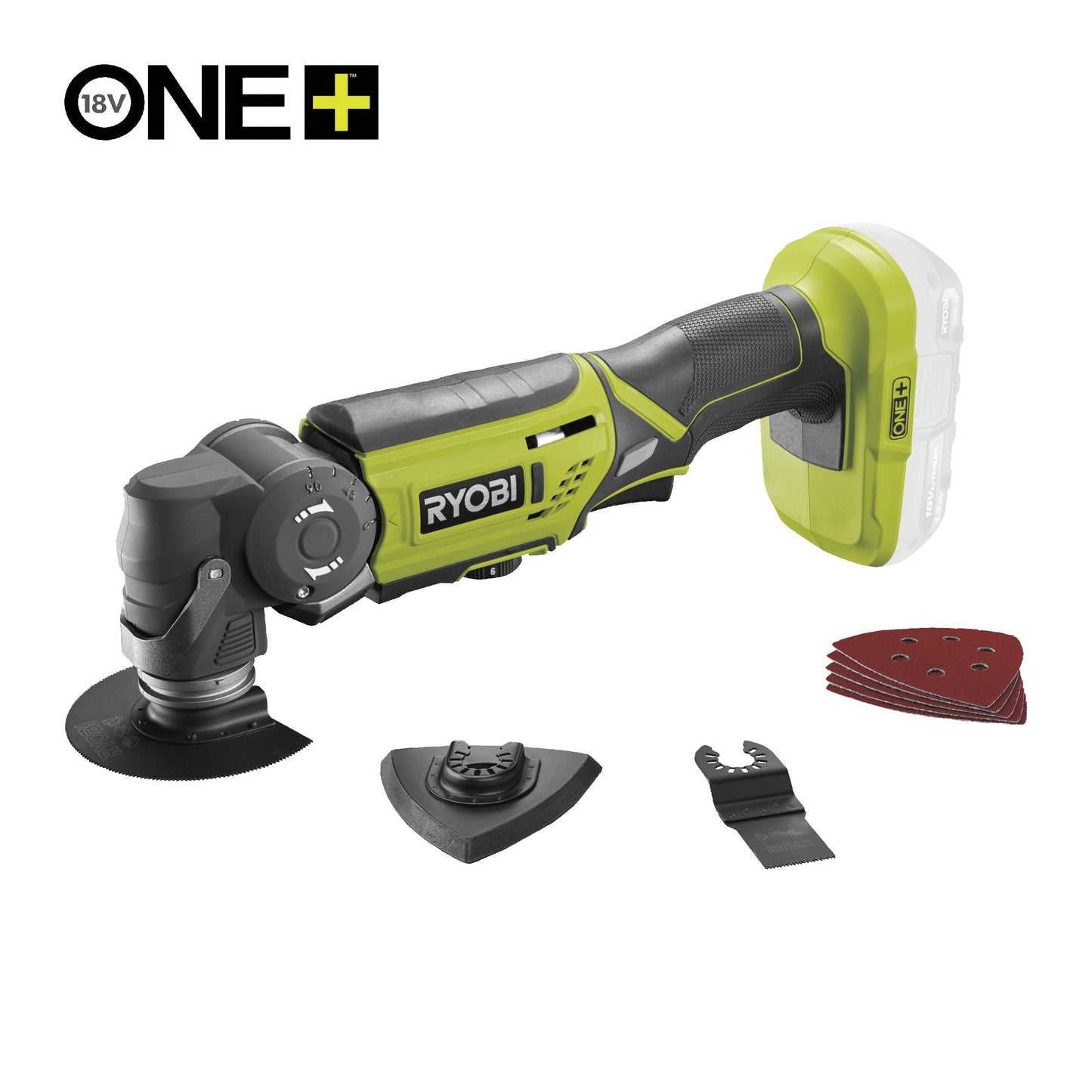 Masina multifunctionala 18V ONE+, cap pivotant (fara acumulator) - R18MT-0